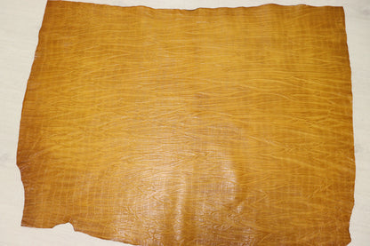 ds70円！イタリアンレザー　ショルダー　絞り加工×クロコ型押し　131ds