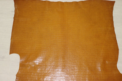 ds70円！イタリアンレザー　ショルダー　クロコ型押し　129ds