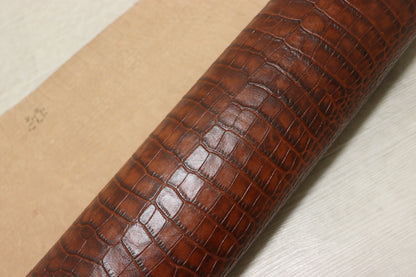 ds70円！イタリアンレザー　ショルダー　クロコ型押し　102ds