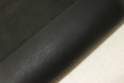 ds65円！イタリアンレザー　ベンズ　オイルヌメ　ブラック　140ds