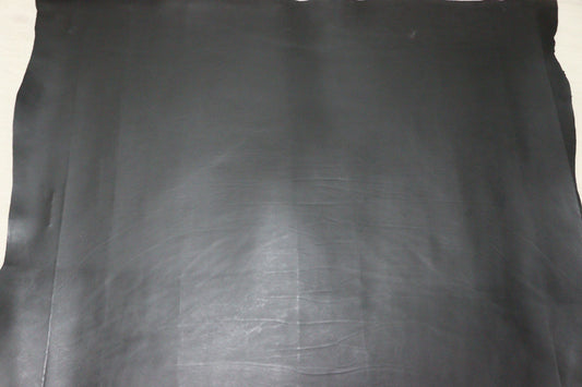 ds80円！イタリアンレザー 　極厚オイルヌメ　ブラック　ショルダー　スムース加工　143ds