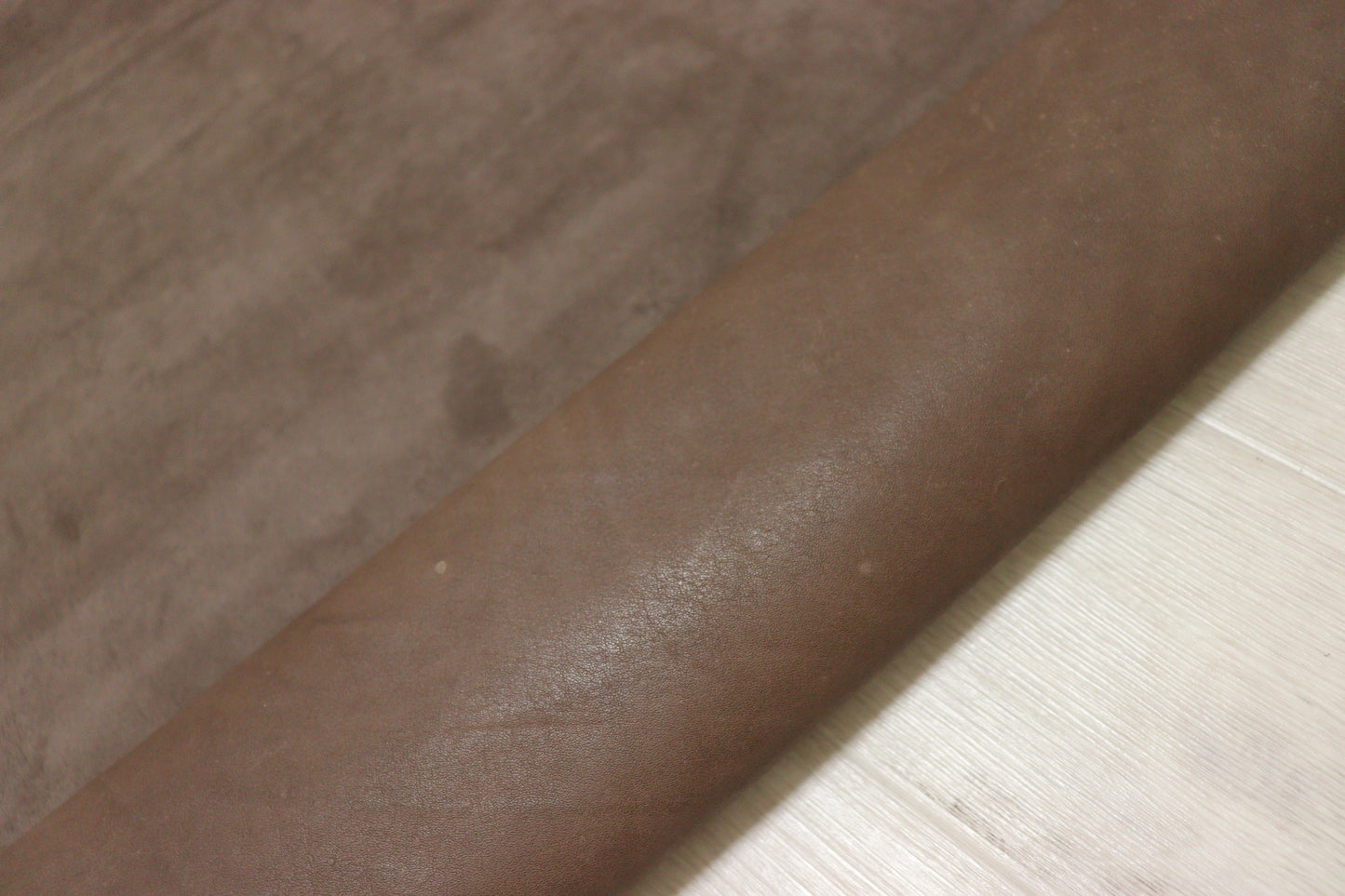 ds55円！訳あり　イタリアンレザー　ショルダー　ブラウン　オイルヌメ　150ds