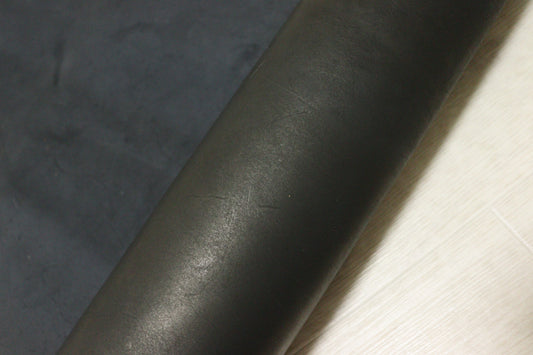 ds35円！新入荷！クラフトの定番！ブラック　素上げ　ヌメ革　169ds