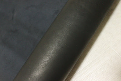 ds35円！新入荷！クラフトの定番！ブラック　素上げ　ヌメ革　202ds