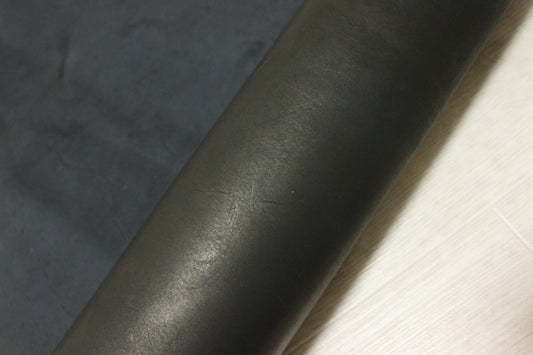 ds35円！新入荷！クラフトの定番！ブラック　素上げ　ヌメ革　149ds