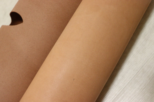 ds35円！新入荷！クラフトの定番！TAN　素上げ　ヌメ革　204ds