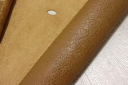 ds28円！新入荷！シボ型押し　ナチュラルブラウン　ハギレ　120ds