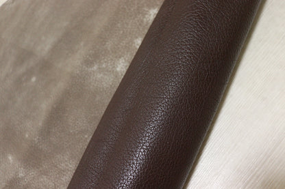 ds30円！新入荷！セミベジタブル　ダークブラウン　バッファロー型押し　120ds