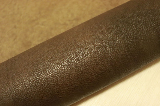 ds72円！新入荷！上質！オイルヌメ セピアブラウン ショルダー シボ型押し 126ds
