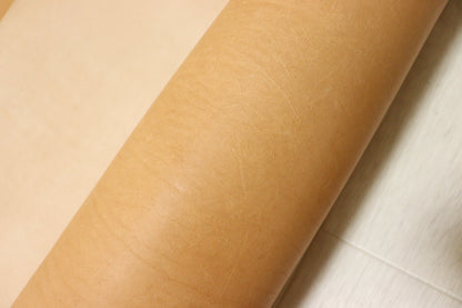 ds80円！イタリアンレザー 　極厚オイルヌメ　TAN　ショルダー　132ds