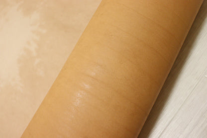 ds80円！イタリアンレザー 　極厚オイルヌメ　TAN　ショルダー　130ds
