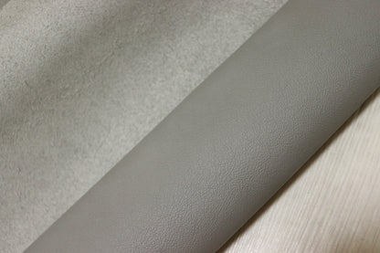 ds28円！[ライトグレー]新入荷 イタリアンレザー 牛革 クロム革 弱シュリンク加工 230ds