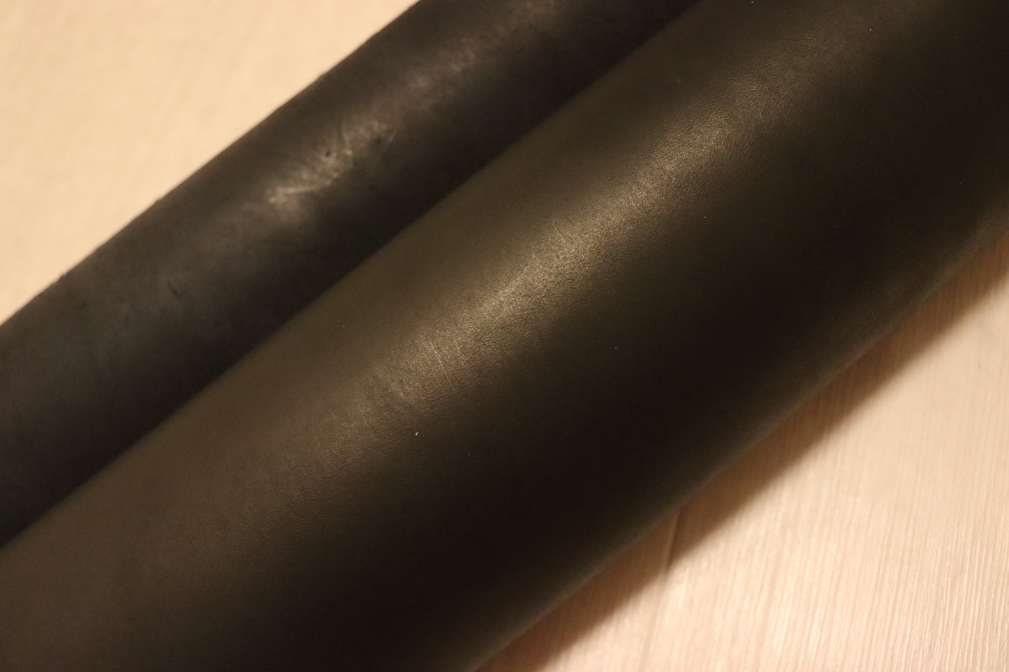 ds35円！クラフトの定番！ブラック　素上げ　ヌメ革　169ds