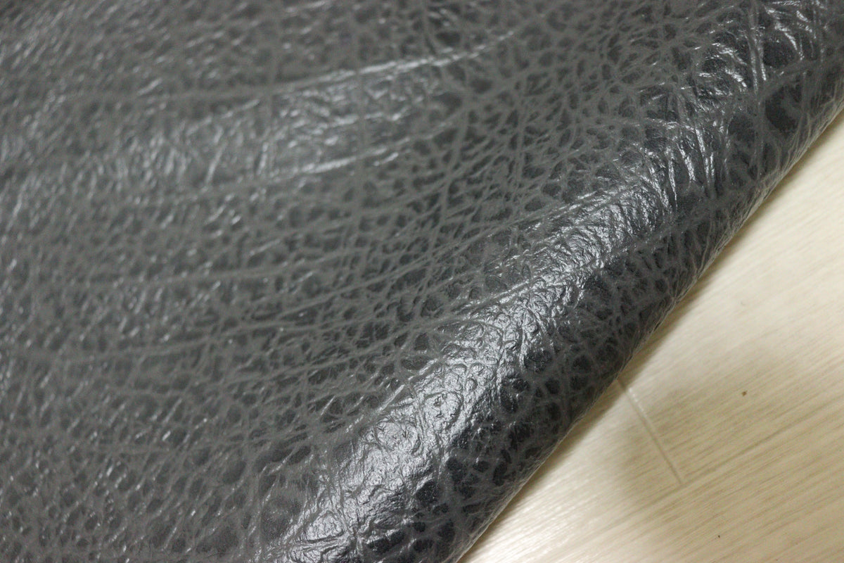 ds25円！新入荷！エレファント型押し　ダークシルバー　140ds