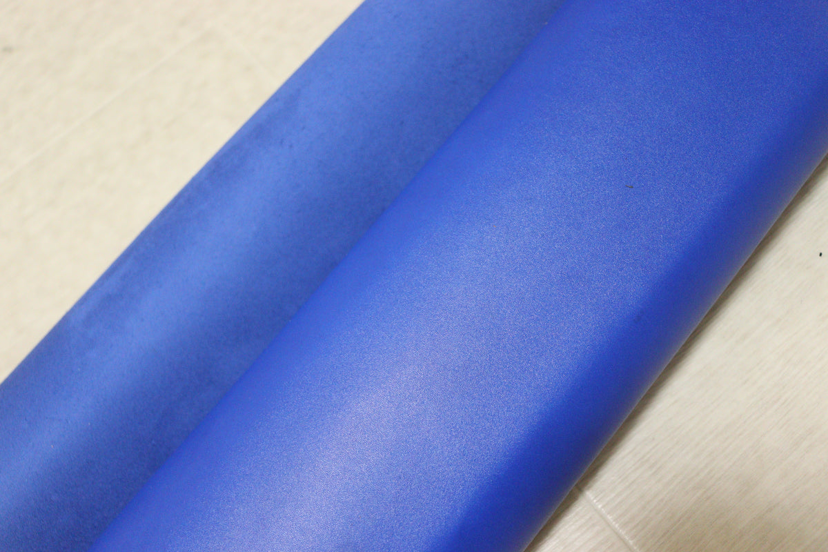 ds28円！新入荷！訳あり　バッファロー　アニリン仕上げ　ヌメ革　サファイア　177ds