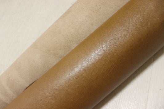 ds28円！新入荷！姫路レザー　ナチュラルブラウン　シボ型押し　200ds