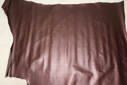 ds28円！新入荷！姫路レザー　ブロンズワイン　ラメ入り　顔料仕上げ　150ds