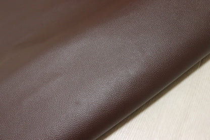 ds28円！新入荷！姫路レザー　顔料仕上げ　チョコブラウン　シボ型押し　200ds