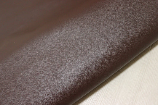 ds28円！新入荷！姫路レザー　顔料仕上げ　チョコブラウン　シボ型押し　200ds