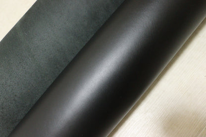 ds75円！イタリアンレザー 　オイルヌメ　Wショルダー　ブラック　181ds