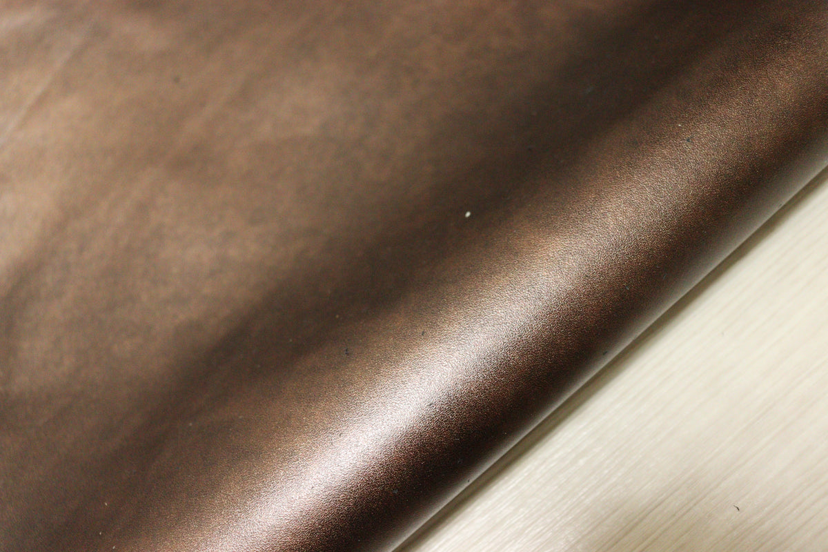 ds28円！新入荷！イタリアンレザー　アンチック加工　ブロンズ　271ds