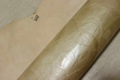 ds30円！新入荷！カーフスキン　ムラ染加工　ベージュ　60ds