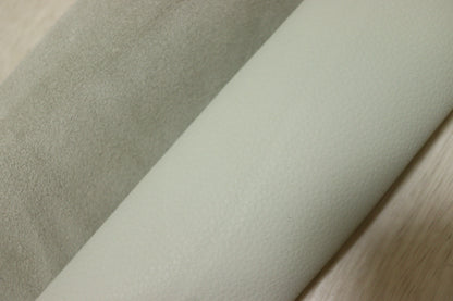 ds28円！イタリアンレザー　もちもち　アイボリー　シュリンク加工　306ds