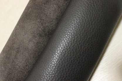 ds28円！新入荷！イタリアンレザー　もちもち　シュリンク加工　ビターブラウン　257ds
