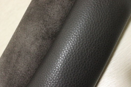 ds28円！新入荷！イタリアンレザー　もちもち　シュリンク加工　ビターブラウン　257ds