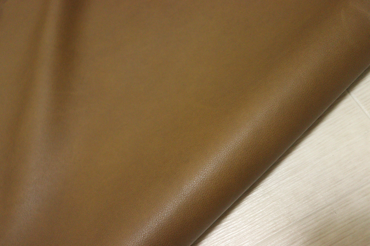 ds28円！新入荷！イタリアンレザー　ブラウン　スムース加工　247ds