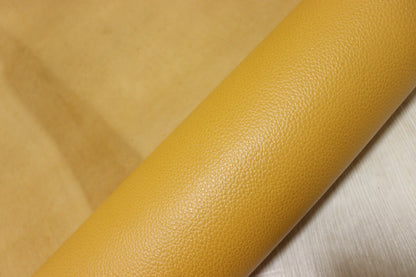 ds28円！新入荷!姫路レザー　顔料仕上げ　マリーゴールド　シボ型押し　210ds