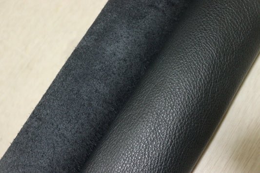 ds30円！新入荷！イタリアンレザー　もちもち　ネイビー　シュリンク加工　230ds