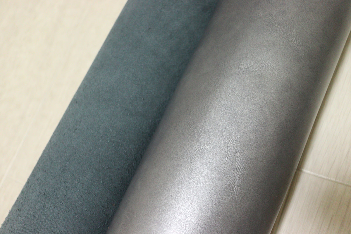 ds28円！新入荷！イタリアンレザー　ダークシルバー　アンチック加工　329ds