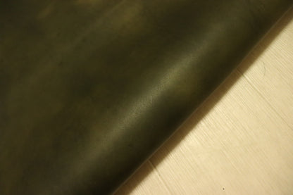 ds72円！新入荷！イタリアンレザー　オリーブ　オイルヌメ　ショルダー　144ds