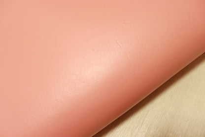 ds25円！姫路レザー　やや訳あり　顔料仕上げ　シェルピンク　220ds
