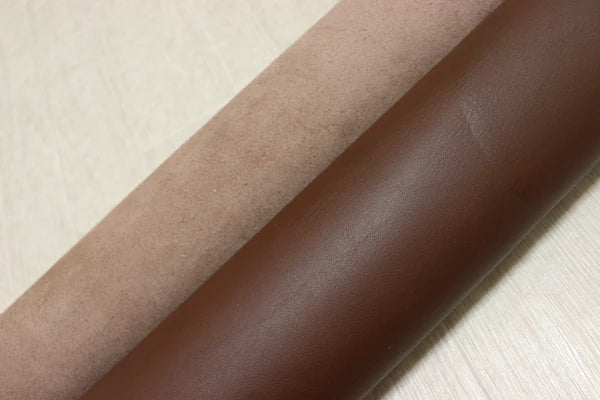 ds50円！イタリアンレザー　オイルヌメ 　ヴァンダイクブラウン　スムース加工　200ds