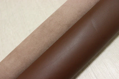 ds50円！イタリアンレザー　オイルヌメ 　ヴァンダイクブラウン　スムース加工　200ds