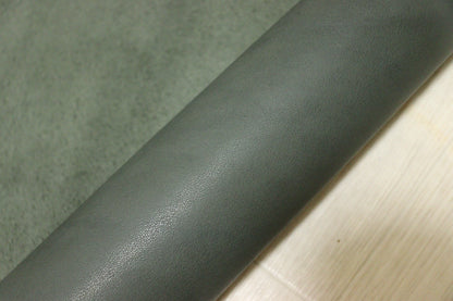 ds28円！新入荷！イタリアンレザー　ダークグリーン　スムース加工　197ds