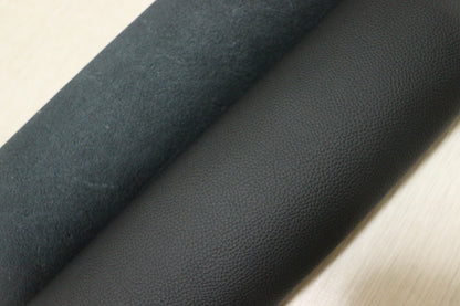 ds28円！新入荷！イタリアンレザー　ブラック　シボ型押し　248ds