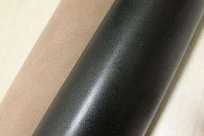 ds25円！新入荷！特殊加工　ヌメ革　ブラック　フィルム貼り　247ds