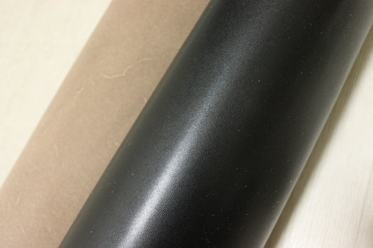 ds25円！新入荷！特殊加工　ヌメ革　ブラック　フィルム貼り　247ds