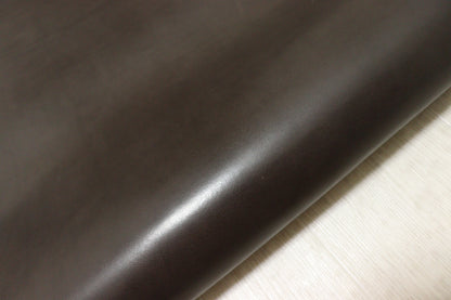 ds45円！新入荷！ビターブラウン　スムース加工ヌメ革　ハギレ　160ds