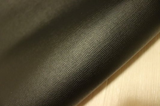ds25円！新入荷！やや訳あり　姫路レザー　ブラック　角シボ型押し　230ds