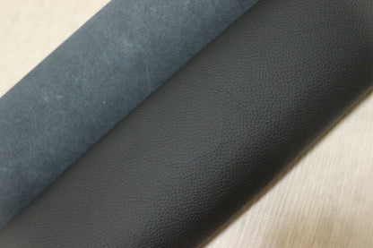 ds28円！新入荷！イタリアンレザー　ブラック　シボ型押し　237ds