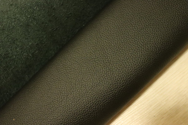 ds30円！新入荷！イタリアンレザー　ブラック　シュリンク加工　300ds