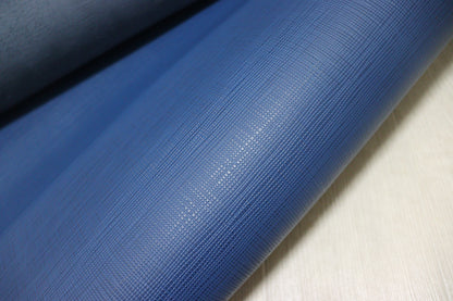 ds28円！新入荷！姫路レザー　顔料仕上げ　エンボス加工　サファイア　250ds