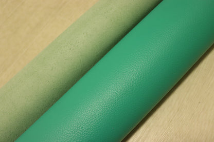 ds28円！新入荷！顔料仕上げ　エメラルドグリーン　シボ型押し　240ds