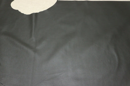 ds28円！新入荷！イタリアンレザー　シュリンク加工　ダークグレー　257ds