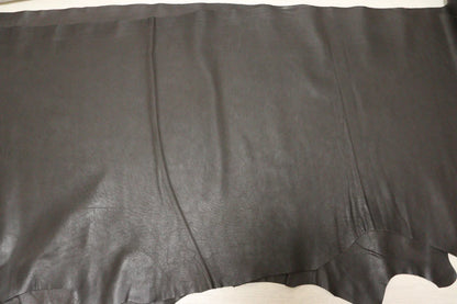 ds45円！イタリアンレザー　オイルヌメ 　ダークブラウン　スムース加工　200ds