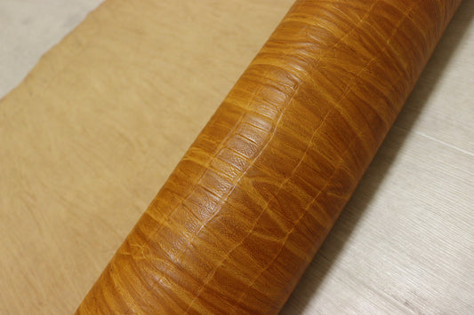 ds70円！イタリアンレザー　ショルダー　絞り加工×クロコ型押し　131ds